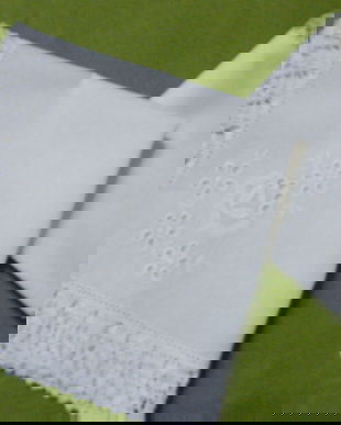 Set 2 batiste cu dantela