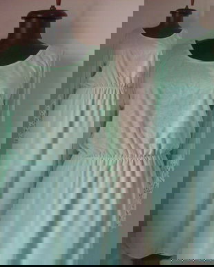 Rochie broderie vernil