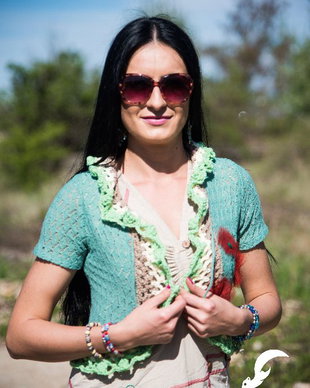 bolero tricotat
