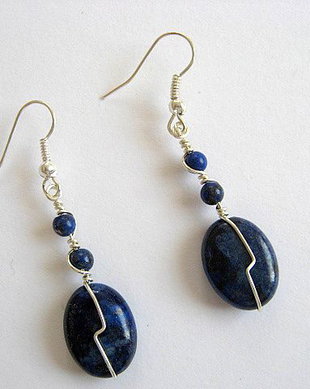 cercei lapis lazuli 20775