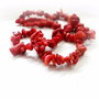 (15cm) Coral rosu bamboo chipsuri, 5-8mm (GSLAK 113)