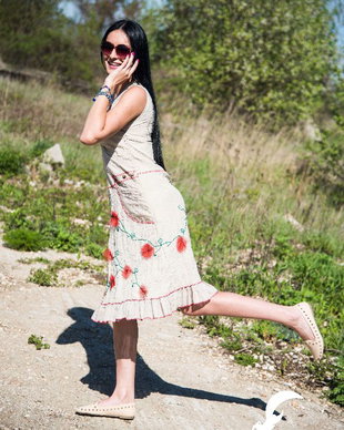 rochie cu flori