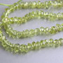 Peridot, rondele 3,5 mm