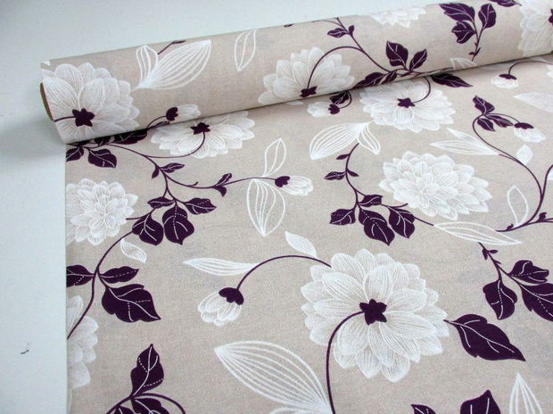 Beige Flowers - 280cm - Colectie limitata!!!