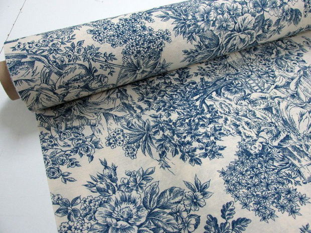 Romantic Rococo Blue - 280cm - Colectie limitata!!!