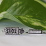 Inchizatoare argintat antichizat, 11x6mm (1)