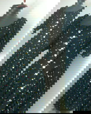 ROCHIE LUNGA PANZA FLORAL