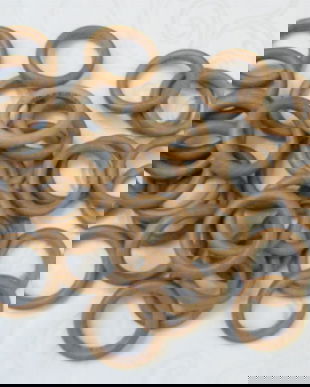 Inele lemn 34 bucati