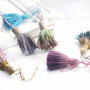 Gypsy Tassel  (10 buc) din fir de bumbac vopsit manual - Ciucuri bumbac