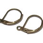 Tortite cercei din alama, antic bronz, 15x10 mm