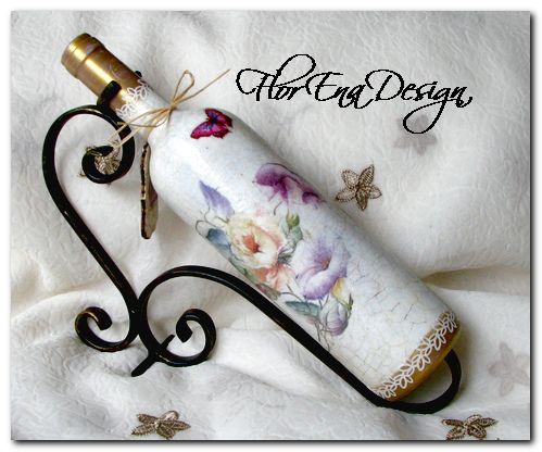 "Cu drag, L." - sticla decorativa # D0280 REZERVAT