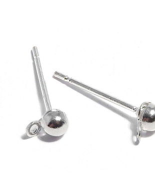 Tortite cercei din alama, argintii, 12x3 mm