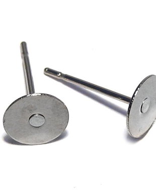 Tortite cercei din inox, 12x6 mm
