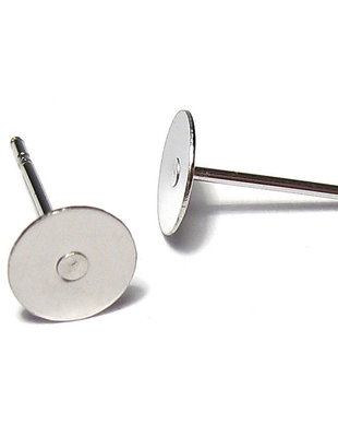 Tortite cercei din inox, 12x6 mm