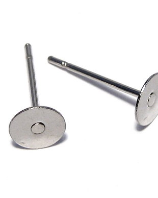 Tortite cercei din inox, 12x5 mm
