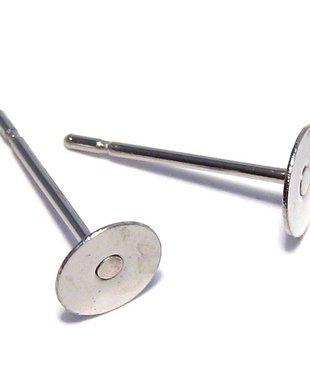 Tortite cercei din inox, 12x4.5 mm