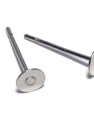 Tortite cercei din inox, 12x4 mm