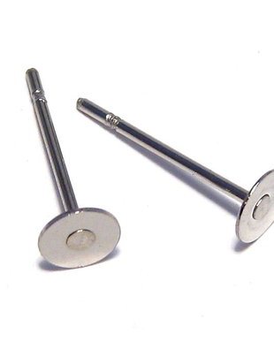 Tortite cercei din inox, 12x4 mm