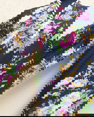 Bluza batist cu flori