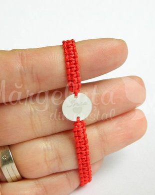 Bratara personalizata - Banut/ charm