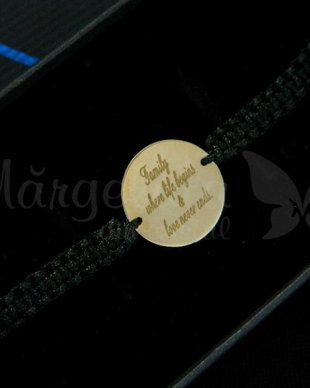 Bratara personalizata - Aur 14k Family.......