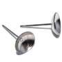 Tortite cercei din inox, 9x8 mm