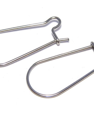 Tortite cercei din inox, 25x12 mm