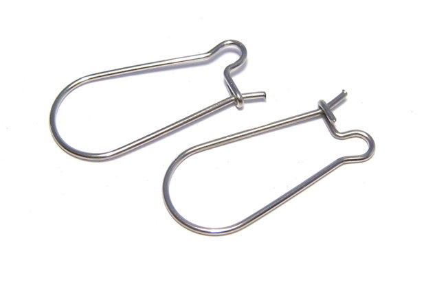 Tortite cercei din inox, 25x12 mm
