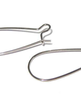 Tortite cercei din inox, 25x17 mm