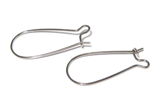 Tortite cercei din inox, 25x17 mm