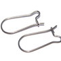 Tortite cercei din inox, 20x10 mm