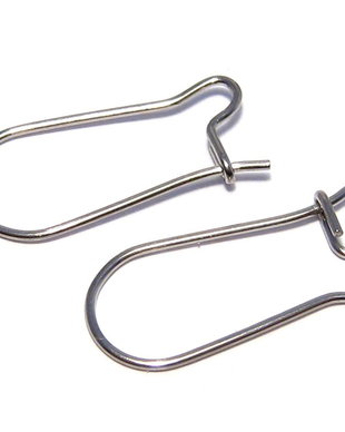 Tortite cercei din inox, 20x10 mm