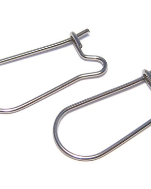 Tortite cercei din inox, 20x10 mm