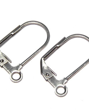 Tortite cercei din inox, 17x10.5 mm