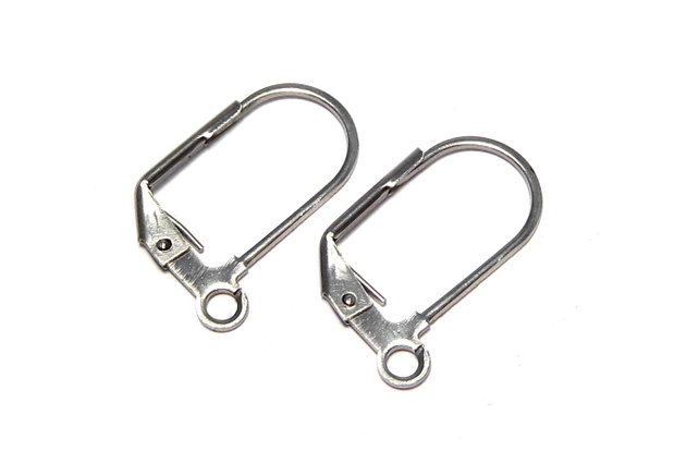 Tortite cercei din inox, 17x10.5 mm