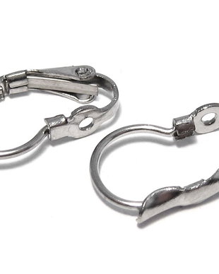 Tortite cercei din inox, 16x10 mm