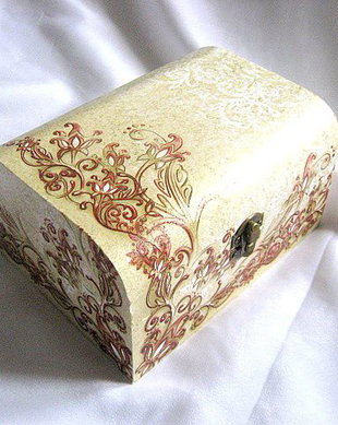 Cutie lemn decorata  - 26664