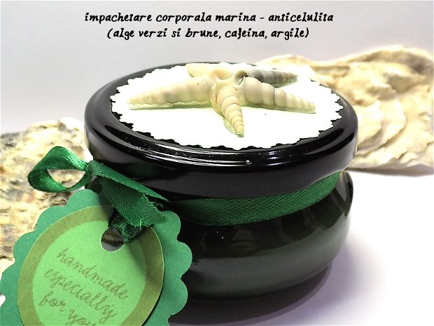 IMPACHETARE CORPORALA MARINA - ANTICELULITA (cu: alge verzi si brune,, argile si cafeina)