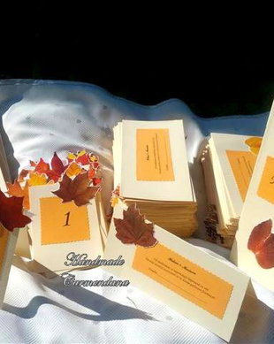 Set papetarie botez tematic toamna