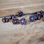 1b distantier finisaj cupru floare 7x7mm (CPLAK 005)