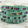 Bratara wrap ''Lilly of the Valley''