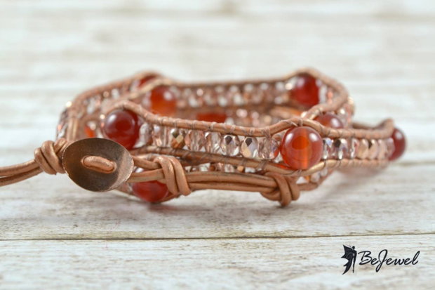 Bratara wrap ''Caramel''