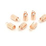 (2buc) Capat snur rose gold 12x4,5mm (RGLAK 046)