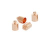 (2buc) Capat snur rose gold 11x7mm (RGLAK 048)