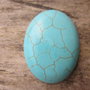 Cabochon imitatie turcoaz, 40x30 mm REZERVAT