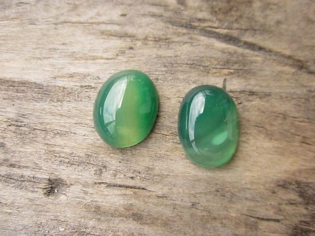 Cabochon agata, 20x15 mm (2 buc)