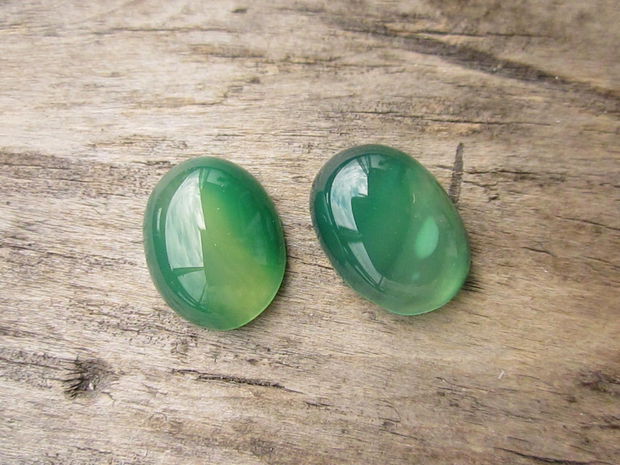 Cabochon agata, 20x15 mm (2 buc)