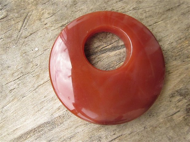Pandantiv agata donnut, 53-54 mm