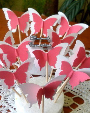 Fluturi decorativi- cake toppers