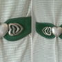 CUREA TALIE PIELE VERDE SI METAL